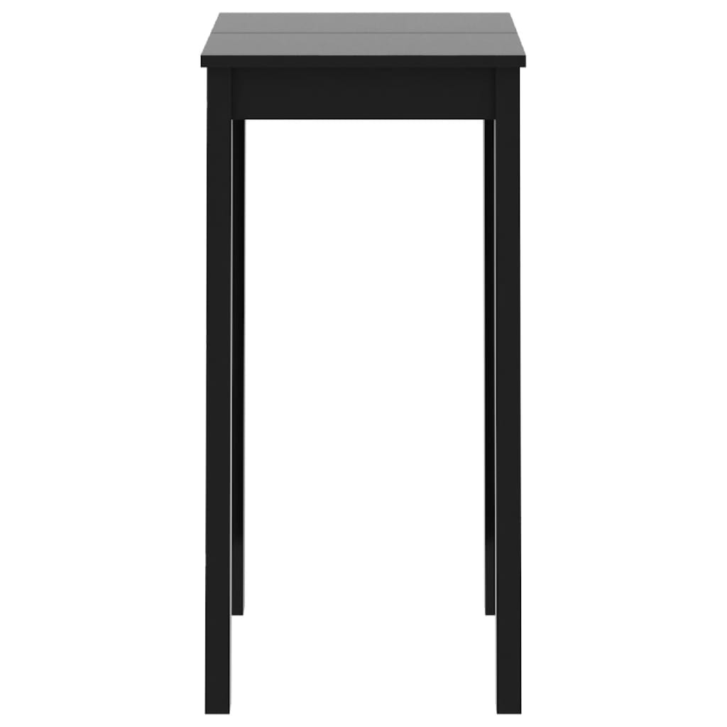 Mesa Alta De Bar Mdf Negra 55x55x107 Cm_1