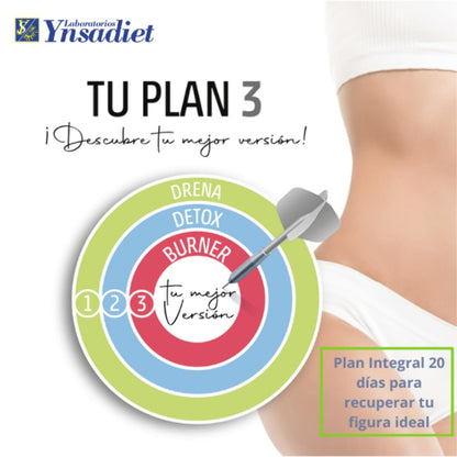 Tu plan 3 integral 20 días para recuperar tu figura ideal Ynsadiet