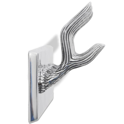 Colgador De Aluminio Con Ganchos Para Ropa, Abrigos (plateado)_3