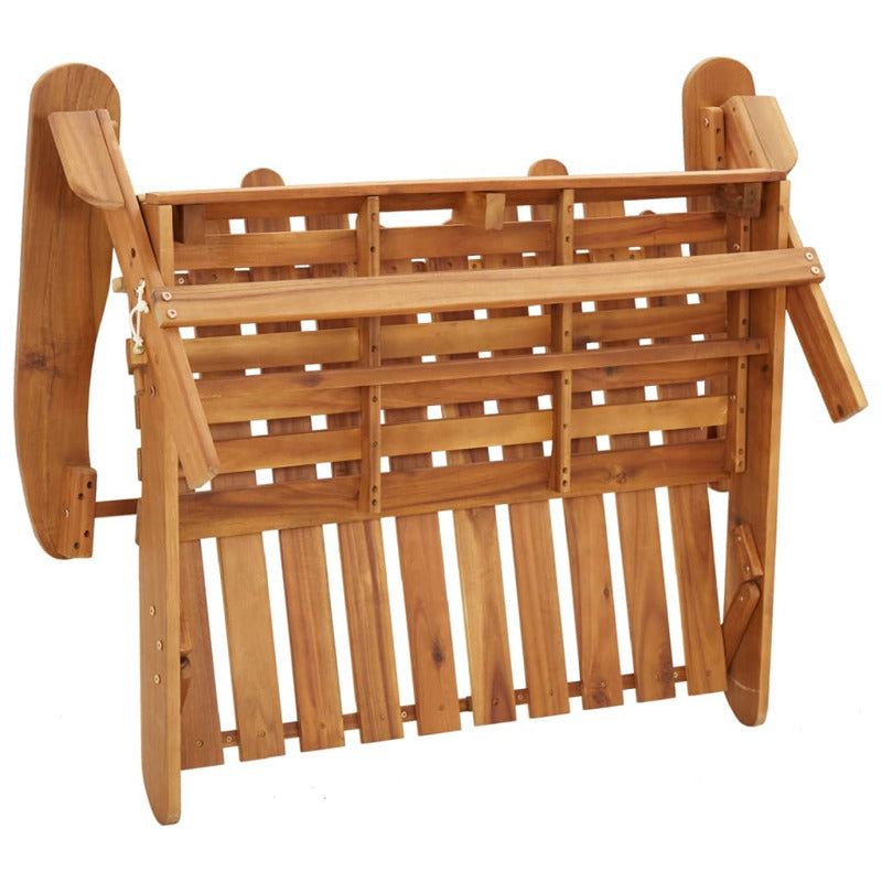 Vidaxl Juego De Muebles De Jardín Adirondack 2 Piezas Madera Acacia_5