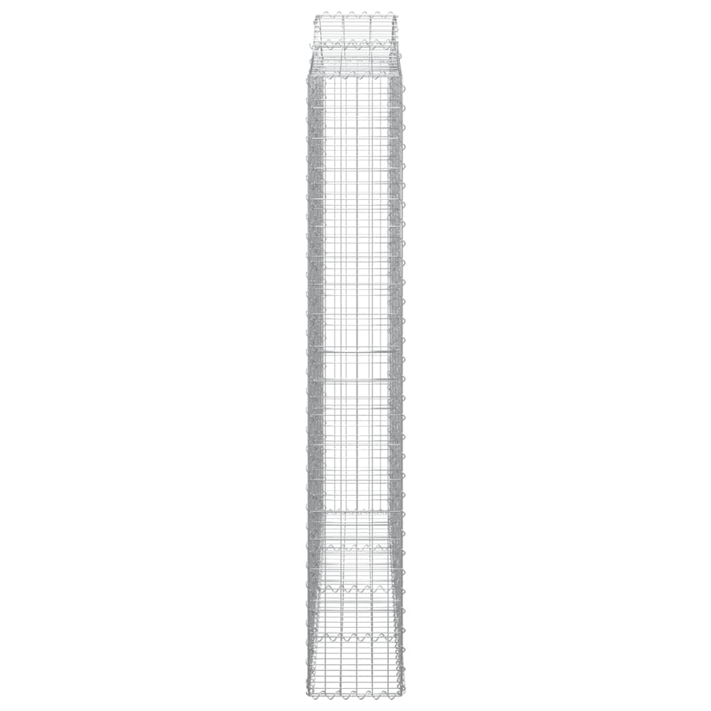 Cestas De Gaviones 4 Uds Forma De Arco Hierro 200x30x200/220 Cm_4
