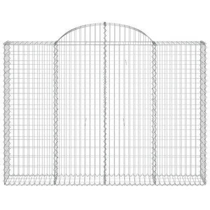 Cestas Gaviones 4 Uds Forma De Arco Hierro 200x30x140/160 Cm_3