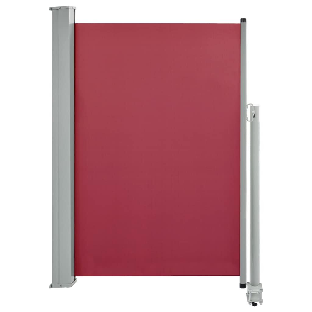 Vidaxl Toldo Lateral Retráctil De Jardín Rojo 120x300 Cm_0