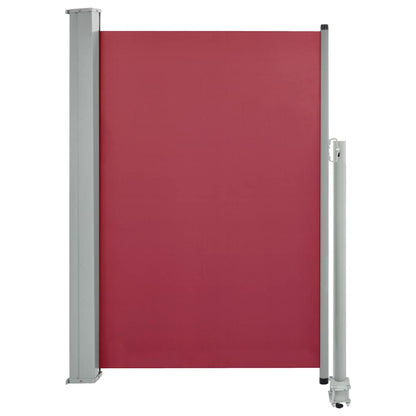 Vidaxl Toldo Lateral Retráctil De Jardín Rojo 120x300 Cm_0