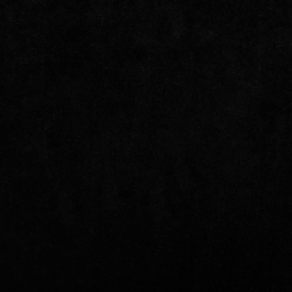 Cama Para Perros De Terciopelo Negra 70x40x24 Cm / Vetonek_1