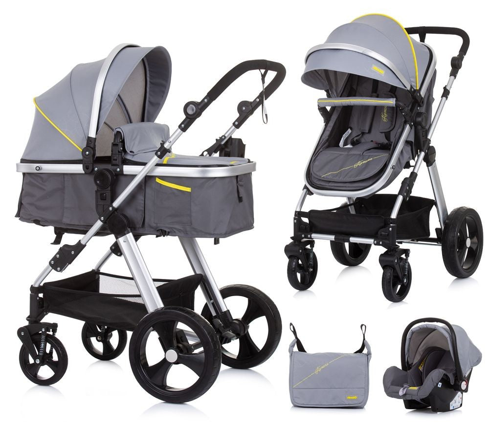 Carrito De Bebé Havana Trío Convertible Hasta 22 Kg Con Bolso Y Mosquitera Graphite_0