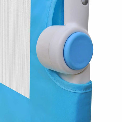 Barandilla De Seguridad Cama De Niño 2 Uds Azul 150x42 Cm_5
