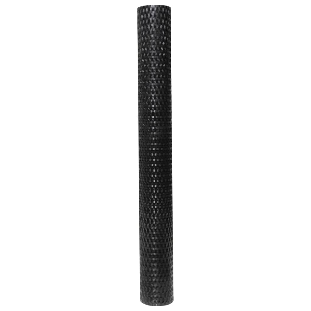 Toldo Para Balcón Ratán Sintético Negro 600x80 Cm / Vetonek_5