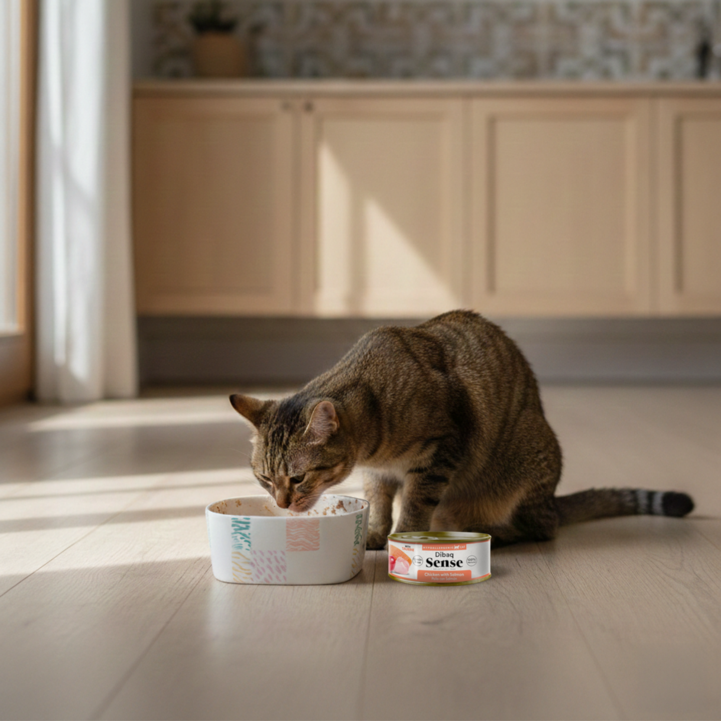 Dibaq Sense Cat Pollo Y Salmón Con Manzana (12uds X 70g)_5