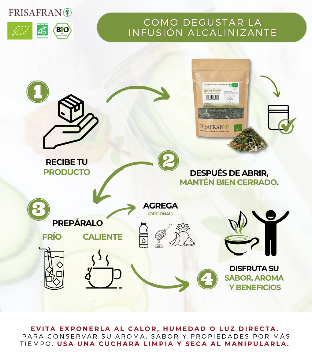 Infusión Bienestar Alcalino Granel Ecológica | Frisafran 100 G_2