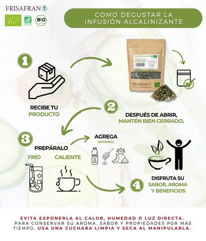 Infusión Bienestar Alcalino Granel Ecológica | Frisafran 100 G_2