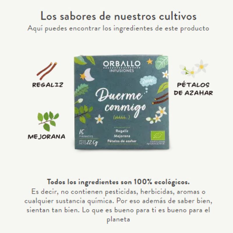Infusión duerme Conmigo - Pack 2 Cajas -infusión Para Dormir Que Destaca Un Gusto Floral Muy Agradable._1