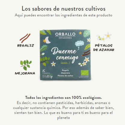 Infusión duerme Conmigo - Pack 2 Cajas -infusión Para Dormir Que Destaca Un Gusto Floral Muy Agradable._1