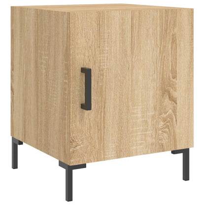 Mesitas Noche 2 Uds Madera Ingeniería Roble Sonoma 40x40x50 Cm_1