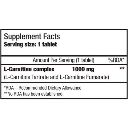 L-carnitine 1000 60 Tab
