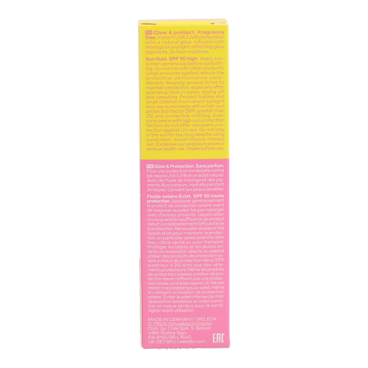 Fluido solar Glow SPF30 Weleda 30ml
