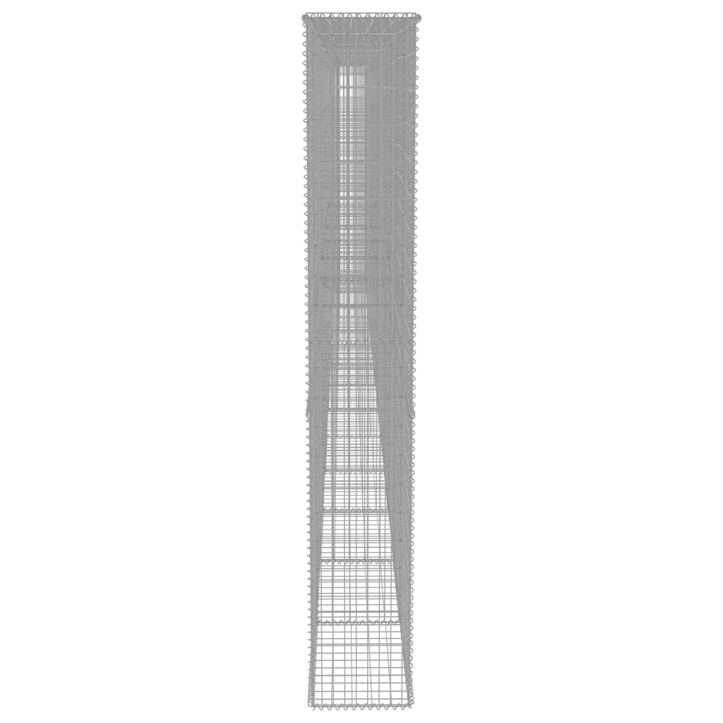 Muro De Gaviones Con Cubiertas Acero Galvanizado 900x50x200 Cm / Vetonek_2