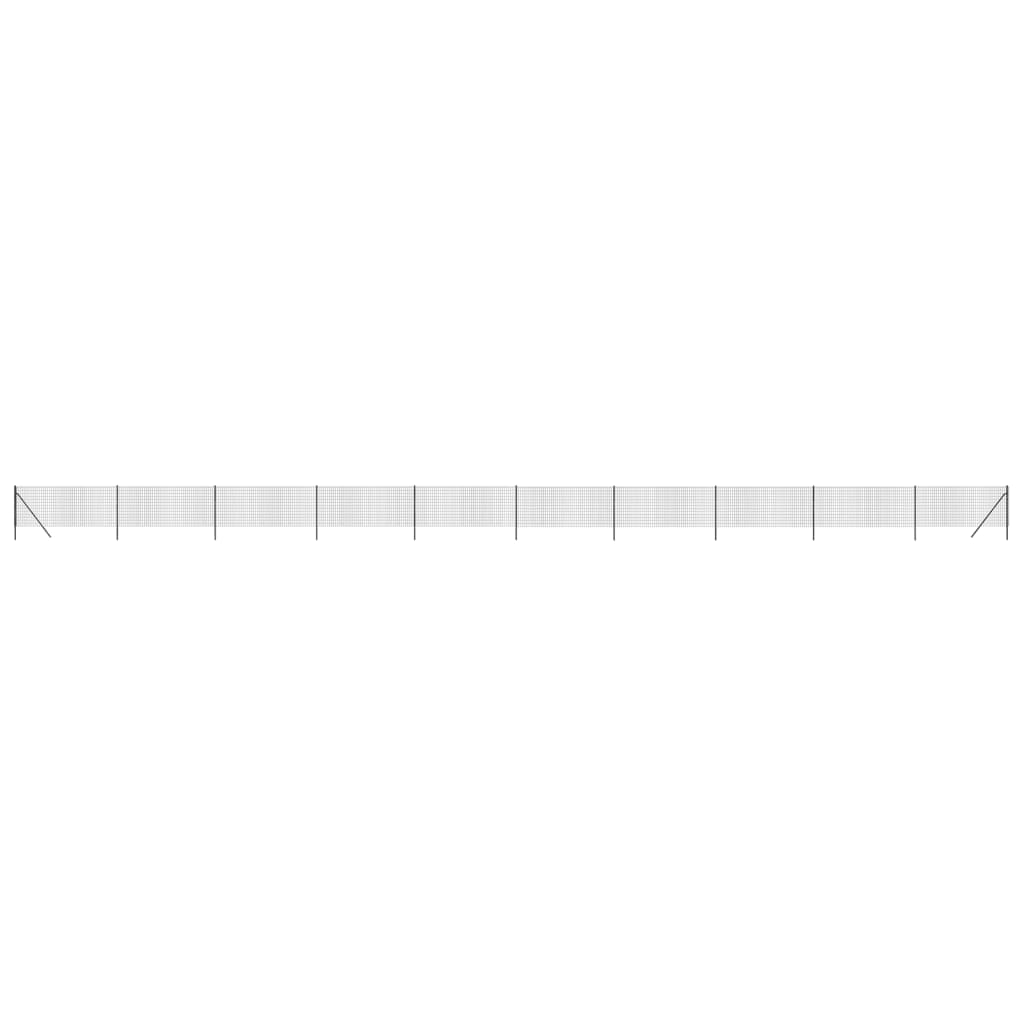 Cerca De Alambre De Acero Galvanizado Gris Antracita 1x25 M / Vetonek_0