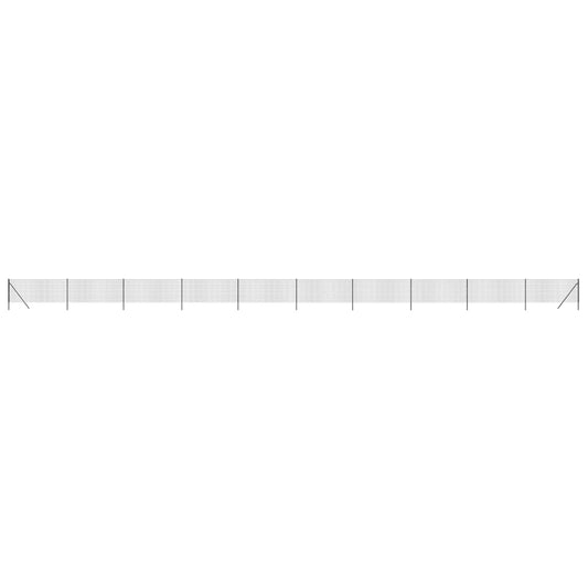 Cerca De Alambre De Acero Galvanizado Gris Antracita 0,8x25 M / Vetonek_0