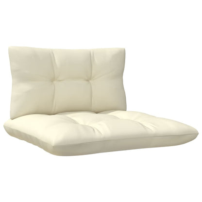 Vidaxl Muebles De Jardín 6 Piezas Cojines Madera De Pino Crema_4