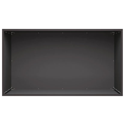 Macetero De Jardín Negro 80 X 50 X 50 Cm Acero Laminado En Frío_3