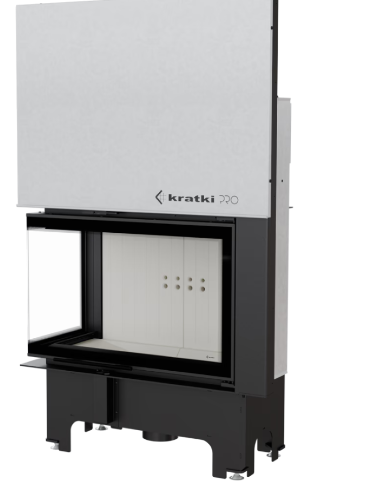 Bricosol Chimenea De Leña De Acero Kratki Vnl 810/410 14 Kw Ø 200 Puerta Elevable_2