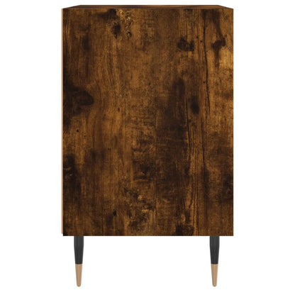 Mesitas De Noche 2 Uds Madera Ingeniería Roble Humo 40x30x50 Cm_4