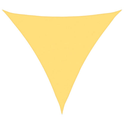 Vidaxl Toldo De Vela Triangular Hdpe 5x5x5 M M Beige_0
