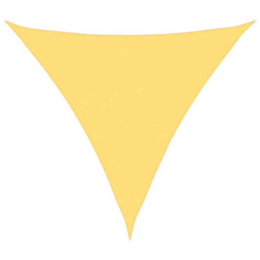 Vidaxl Toldo De Vela Triangular Hdpe 5x5x5 M M Beige_0