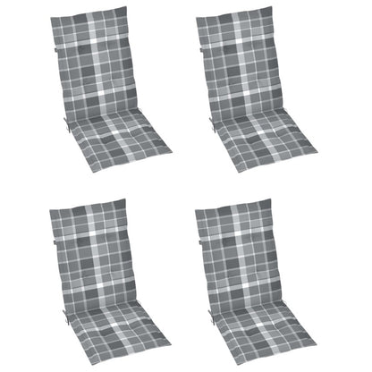 Vidaxl Sillas De Jardín Plegables 3 Uds Y Cojines Madera Maciza Acacia_5