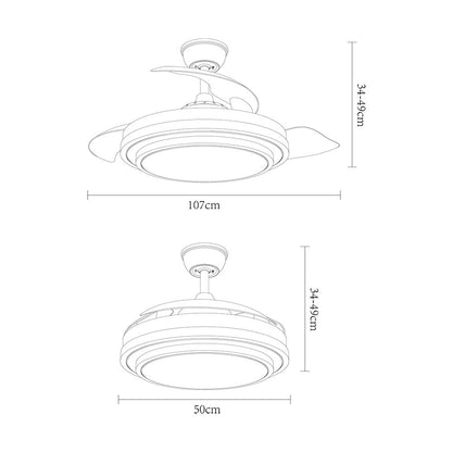 Ventilador Dc Ibe 72w 6120lm Niquel 3 Asp.desp. 108d 3000-4000-6000k Remoto, Memoria Y Temporizador_2