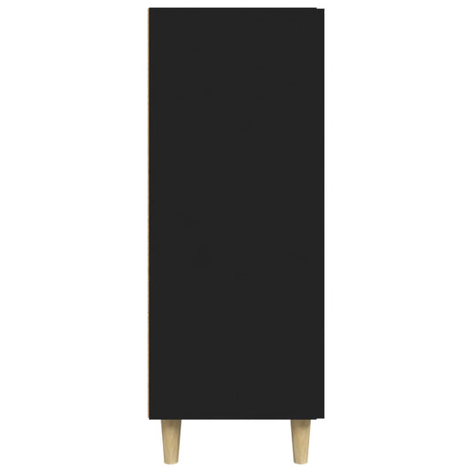 Aparador De Madera De Ingeniería Negro 69,5x34x90 Cm / Vetonek_0