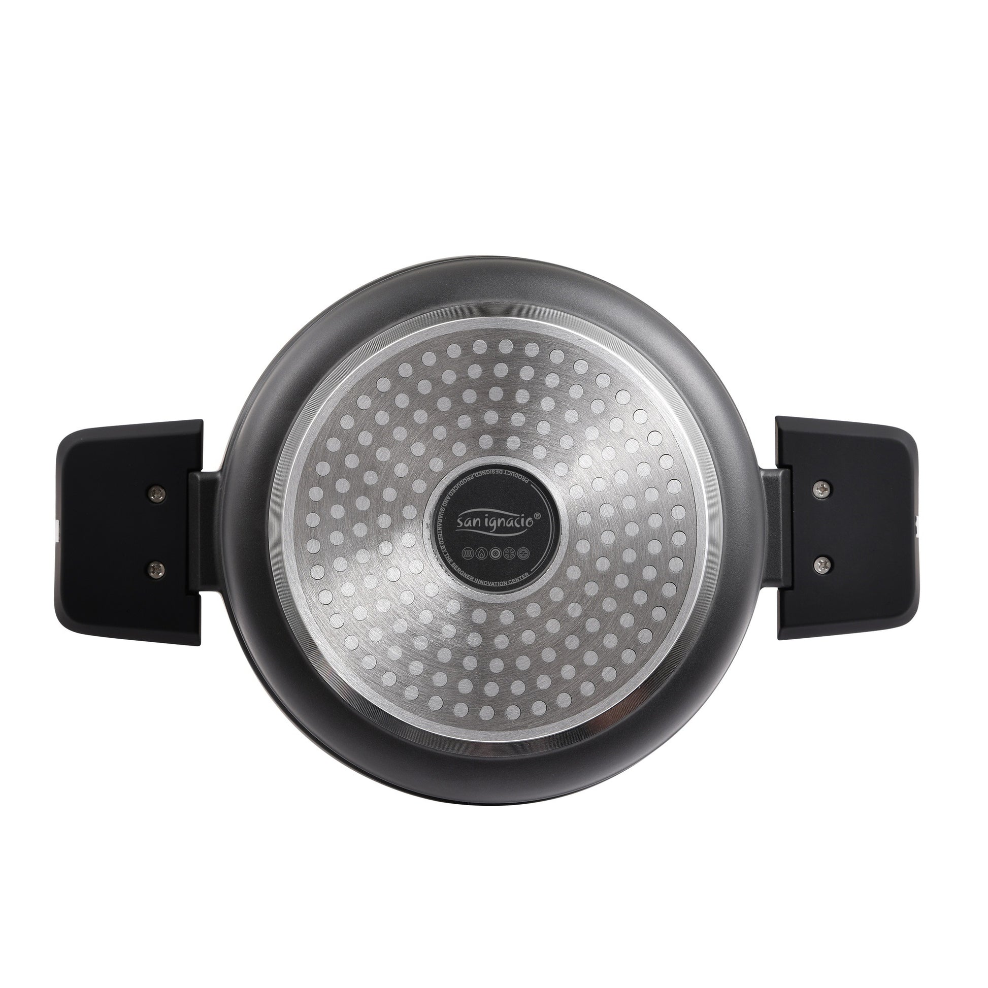 Cacerola 20x10cm Alu Fundido Ind C/tapa Bistro Grey