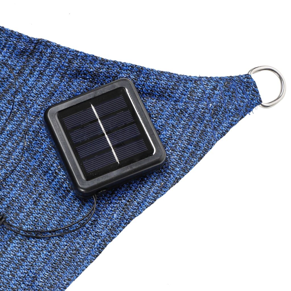 Hi Toldo Solar Con 100 Led Azul Claro 2x3 M_2