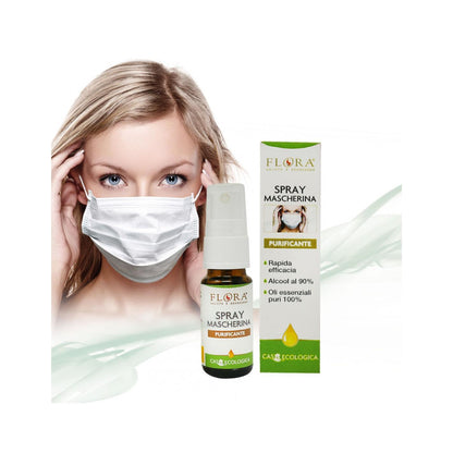 Spray higienizante de mascarillas Flora 30 ml