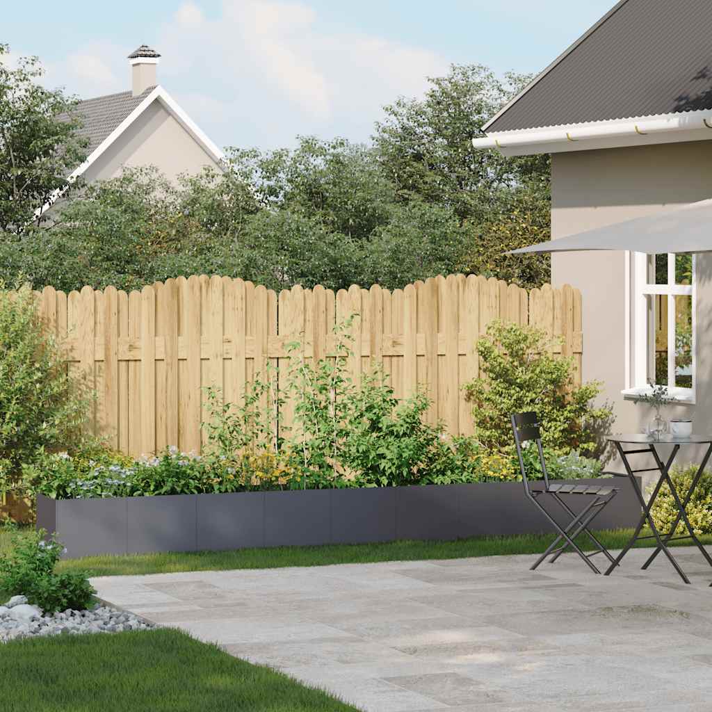 Jardinera De Acero Laminado En Frío Antracita 360x40x40 Cm_2