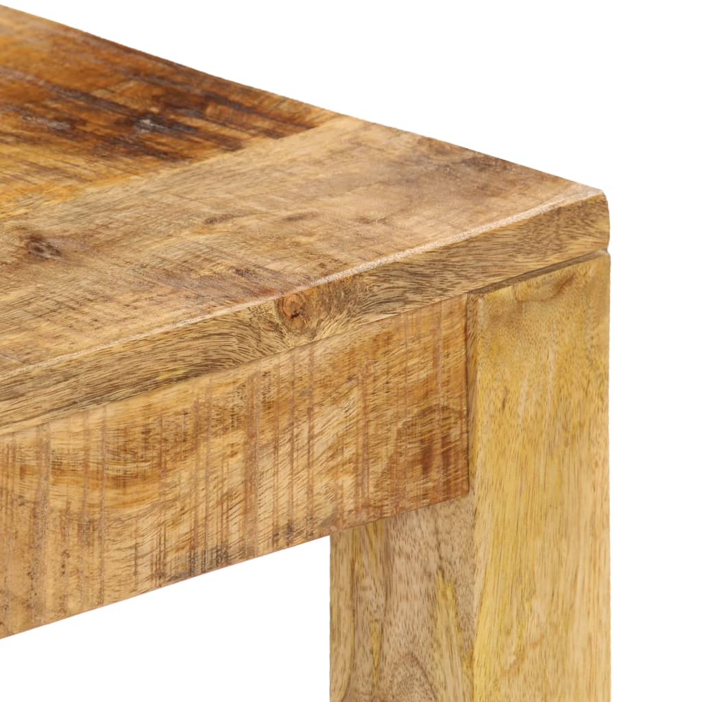 Mesa De Centro De Madera Maciza De Mango 80x80x40 Cm_2