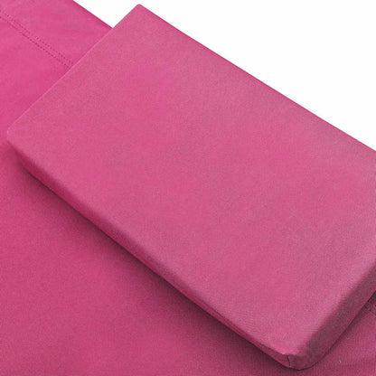 Tumbona De Jardín Con Toldo Y Cojines Rosa_4