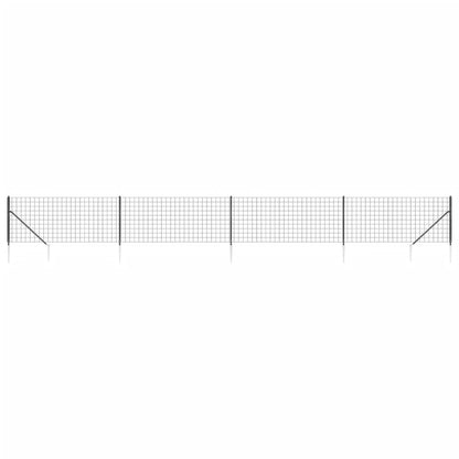Cerca De Alambre Con Pinchos De Anclaje Gris Antracita 1x10 M / Vetonek_1