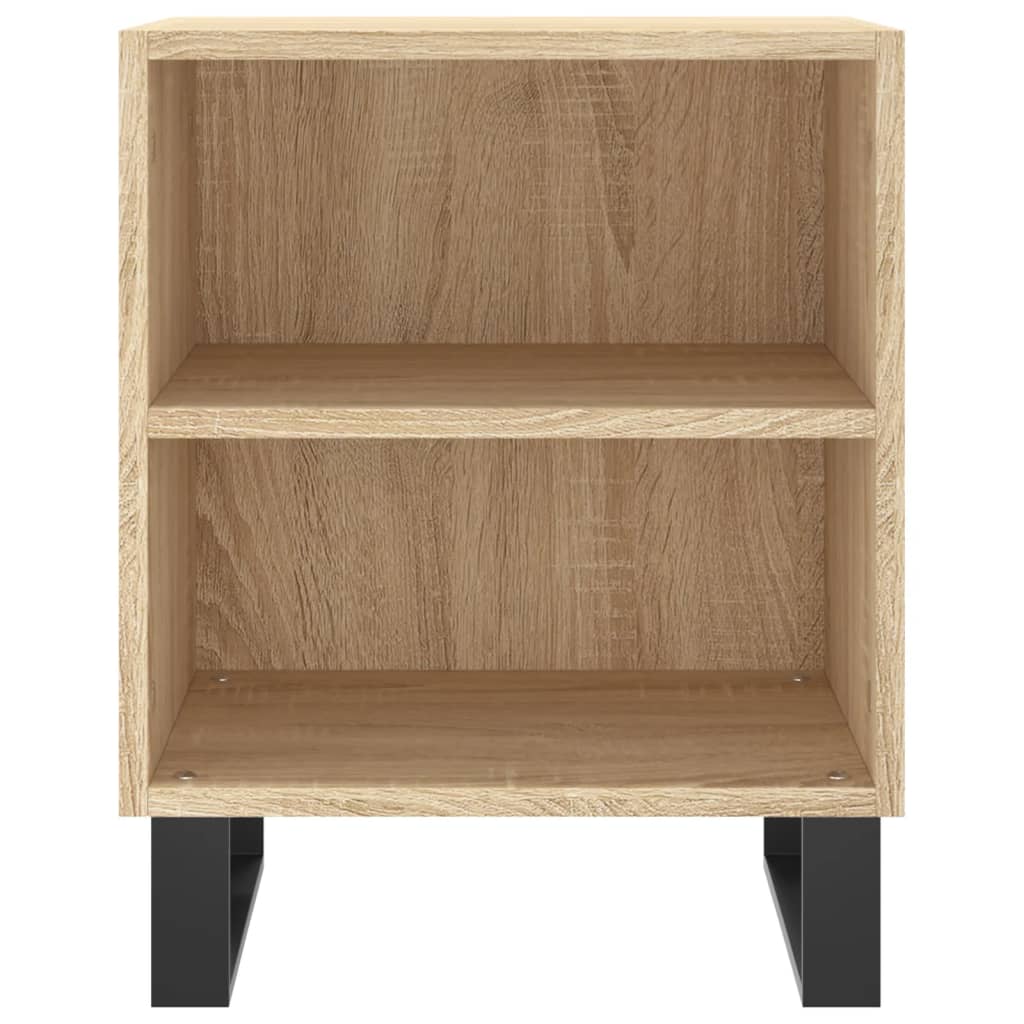 Mesitas Noche 2 Uds Madera Ingeniería Roble Sonoma 40x30x50 Cm_3