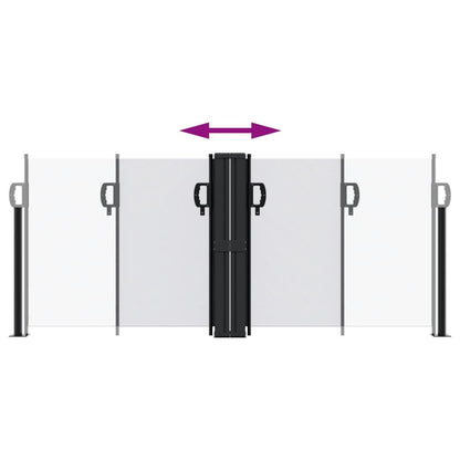 Vidaxl Toldo Lateral Retráctil Blanco 100x1000 Cm_4