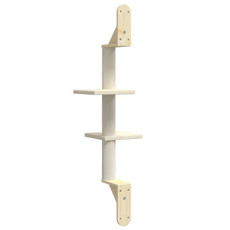 Vidaxl Árbol Rascador Para Gatos De Pared Crema 108 Cm_5