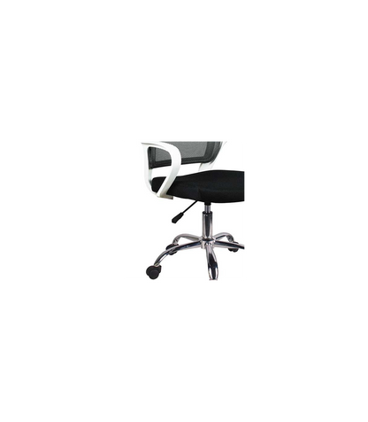 Silla Despacho De Diseño Moderno Giratoria Elevable Acabado Negro, 53 Cm(ancho) 79/91 Cm(_3