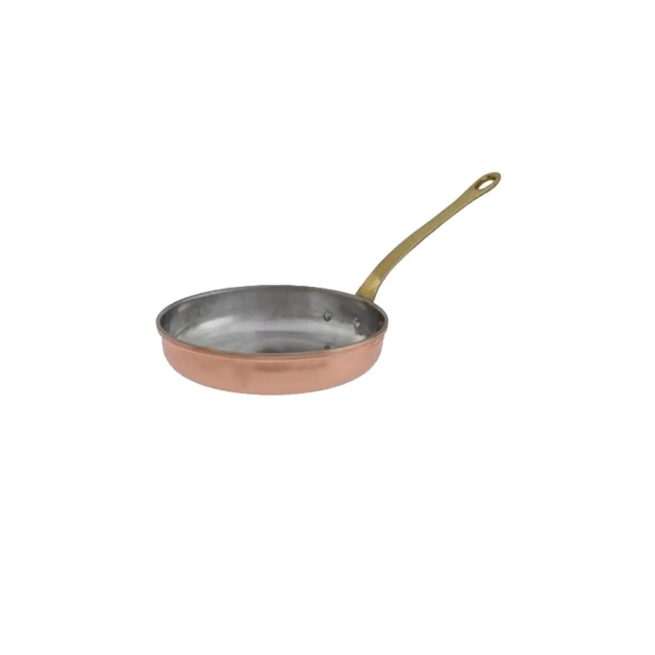 Sartén Cobre Y Latón 16 Cm - Conducción Térmica Superior, Ligera 0.46 Kg_0