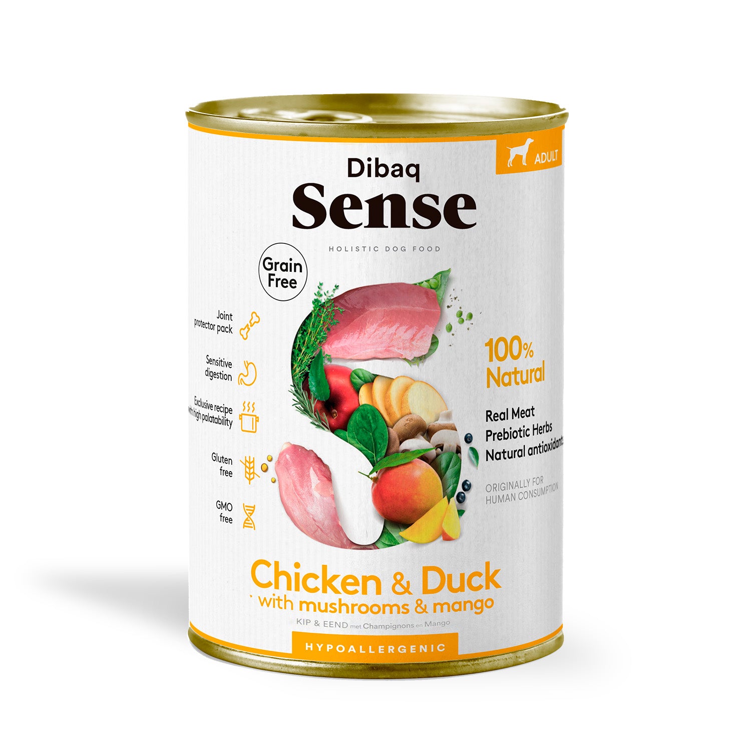 Dibaq Sense Lata Pollo Y Pato 380 G_0