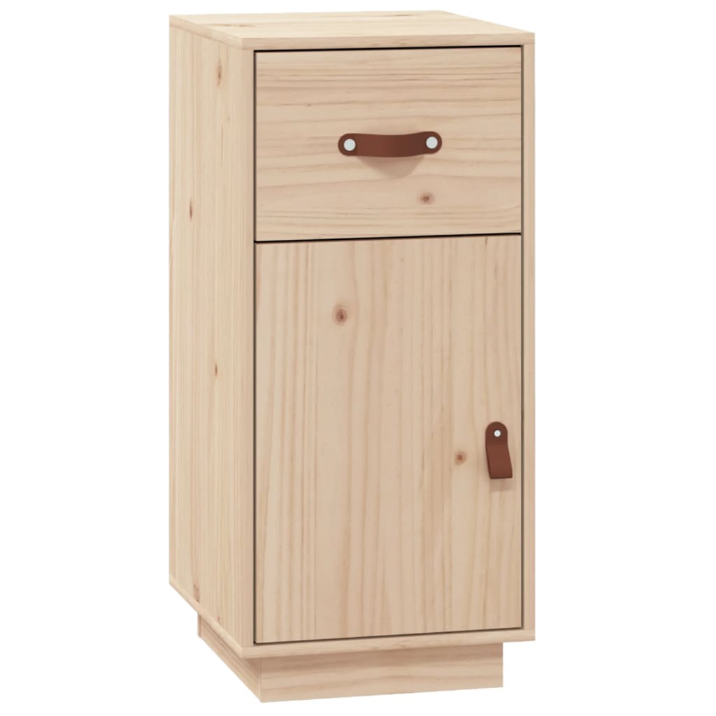 Aparador De Madera Maciza De Pino 34x40x75 Cm / Vetonek_2