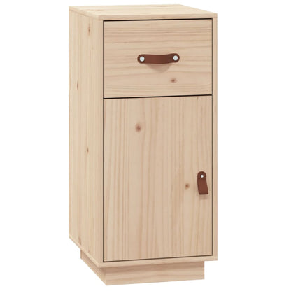 Aparador De Madera Maciza De Pino 34x40x75 Cm / Vetonek_2
