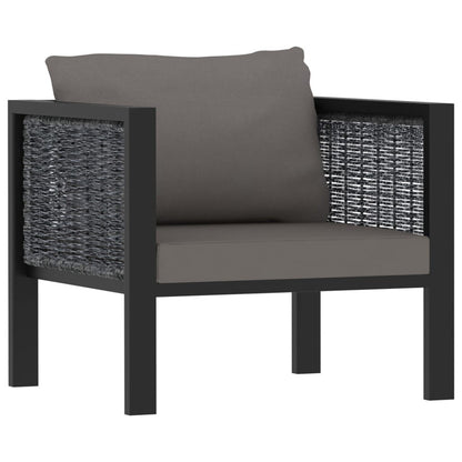 Vidaxl Muebles Jardín 8 Pzas Y Cojines Ratán Sintético Gris Antracita_5
