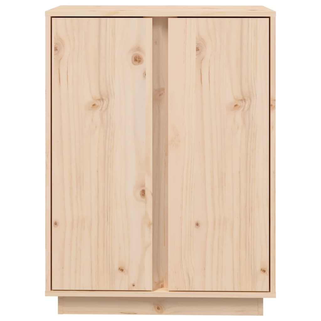Aparador De Madera Maciza De Pino 60x35x80 Cm / Vetonek_3