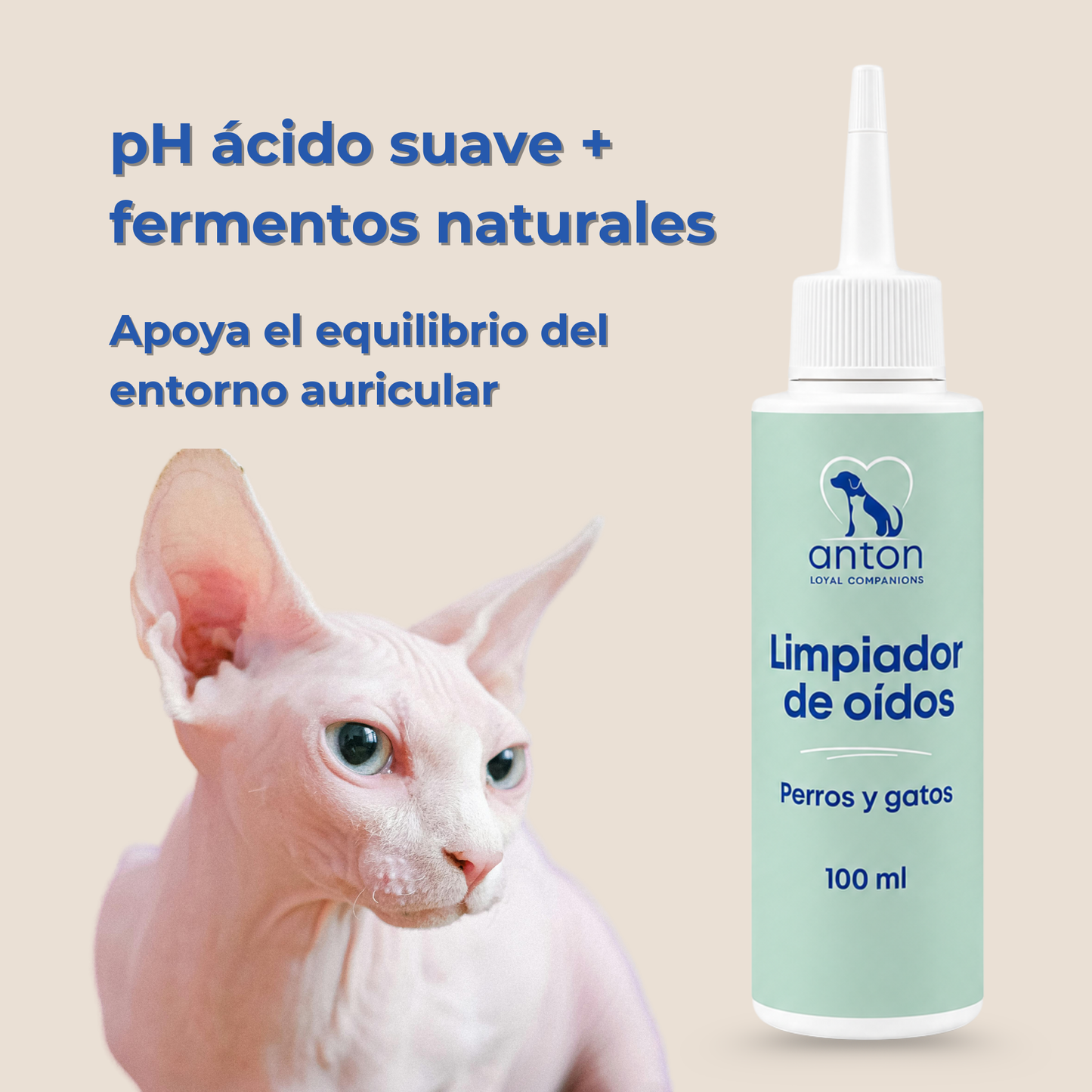 Limpiador natural para la higiene de oídos de perros y gatos – 100 ml_2
